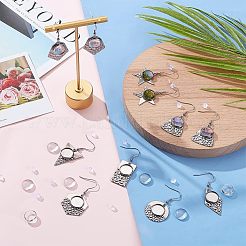 16 шт. 8 крючка для сережек из нержавеющей стали 304 STAS-CA0001-84