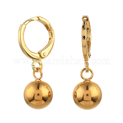Ottone Huggie del cerchio orecchino&nbsp;EJEW-JE04212-01