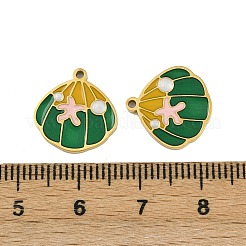 Подвески из нержавеющей стали 304 с эмалью&nbsp;STAS-L302-19G