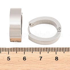 201 orecchini a cerchio in acciaio inossidabile&nbsp;EJEW-T056-03P-05
