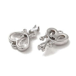 Латунь со стеклянными подвесками со стразами&nbsp;KK-H455-27P