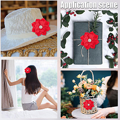 Аксессуары для украшений из полиэстера и стразов&nbsp;DIY-WH20063-015B