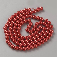 Nachahmung Perlenacrylperlen&nbsp;OACR-WH0002-03B