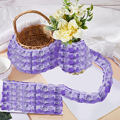 2 ярд двухслойной кружевной отделки из полиэстера&nbsp;OCOR-GF0003-31B