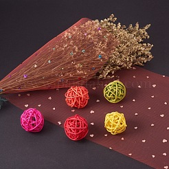 Rubans de maille déco paillettes coeur&nbsp;OCOR-BC0007-10