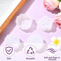4 moule en silicone pour bougies à fleurs&nbsp;ST-CJ0043-045