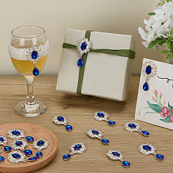 Кабошоны из сплава со стразами&nbsp;FIND-FG0004-26B