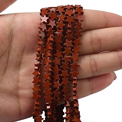 Натуральные красные яшмы бусы пряди&nbsp;G-F817-A02-01