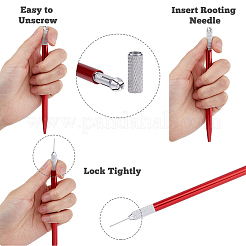 Ensemble d'outils pour supports d'enracinement de cheveux de poupée&nbsp;TOOL-WH0159-18A