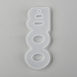 Хэллоуин diy word boo кулон силиконовые Молды&nbsp;DIY-P006-42