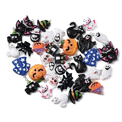 34шт 17 стиля непрозрачные подвески из смолы&nbsp;RESI-CJ0003-05