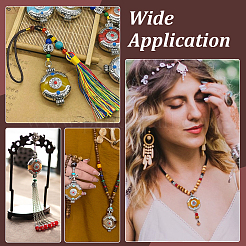 6 шт. подвески из цинкового сплава в этническом стиле с соединительной смолой&nbsp;FIND-PH0028-05B