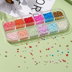 12 стиль 12/0 стеклянных бисера&nbsp;SEED-YW0001-49C