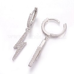 Orecchini in ottone leverback&nbsp;EJEW-E234-02P