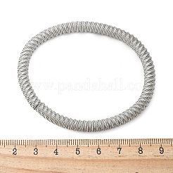 Bracciali elastici in acciaio inossidabile 304 per donna&nbsp;LS-BJEW-P315-02G-P