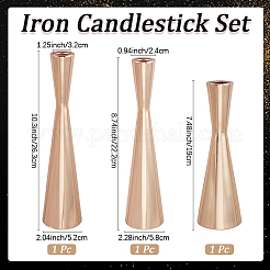 Набор железных подсвечников&nbsp;DIY-WH20002-627G