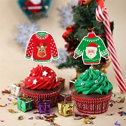 8 Stück Cupcake-Topper mit hässlichem Pullover.&nbsp;PW-WG1075E-01