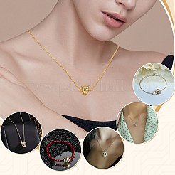 100 pièces 5 styles de perles en alliage de style tibétain&nbsp;TIBE-PH0002-40