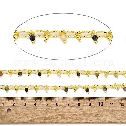 Catene di perline di tormalina naturale sfaccettate fatte a mano&nbsp;CHC-L050-01G-09