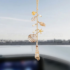 2 шт. подвеска на морскую тематику из акрила и сплава&nbsp;HJEW-SC0002-70