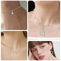 50 шт. латунные подвески со стразами&nbsp;KK-BBC0022-01