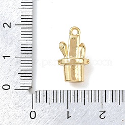 Латунные микропаве прозрачные подвески с фианитом&nbsp;KK-G545-17G