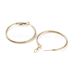 Ring 304 Edelstahl Creolen für Frauen Männer&nbsp;EJEW-B049-02D-G