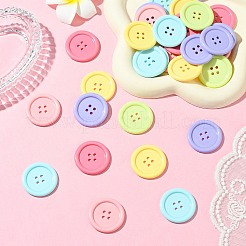 60шт. 6-х цветные акриловые кнопки&nbsp;BUTT-CJ0001-03