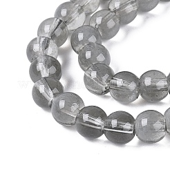 Colliers de perles acryliques imitation œil de chat&nbsp;OACR-Q197-01A-02