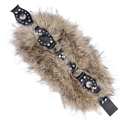 Цепочные ремни из искусственного меха и искусственной кожи&nbsp;AJEW-WH20072-55B-02