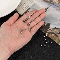 Подвески-шармы 3d с круглыми шариками из нержавеющей стали 201&nbsp;STAS-Q171-05