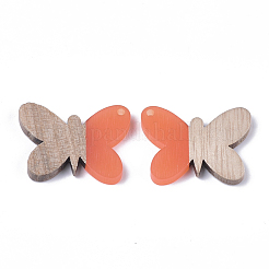 Подвески из смолы и дерева&nbsp;X-RESI-S358-44A