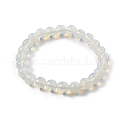 Синтетические опалитные вышитые бисером браслеты&nbsp;BJEW-Q692-47-8mm