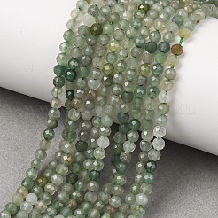 Natürliche afrikanische Jade Perlen Stränge&nbsp;G-K366-C03-4mm
