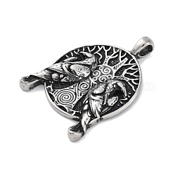 Ciondoli in acciaio inox 304&nbsp;STAS-Q339-03A-AS