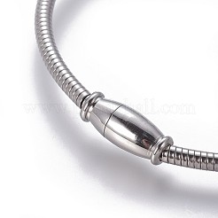 Bracelets à breloques en acier inoxydable 304&nbsp;BJEW-P258-05P