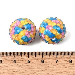 Perline di strass in acrilico e resina opachi&nbsp;OACR-G062-02B