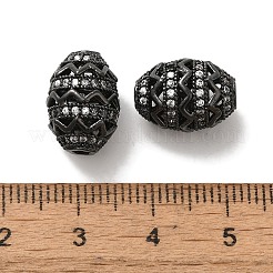 Perline zirconi micro pave  in ottone&nbsp;KK-C072-10B