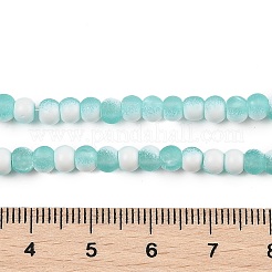 Perle di vetro crepitio smerigliato&nbsp;X1-GLAA-U001-4mm-M02