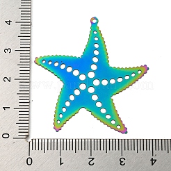 Pendentifs en métal gravé avec placage ionique (IP) 201 en acier inoxydable&nbsp;STAS-G328-02B-RC