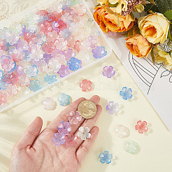 180 Stück transparente Perlenkappen aus Acryl-Imitat-Gelee&nbsp;JACR-PA0001-01