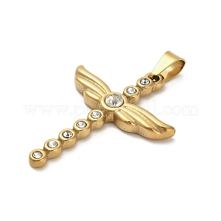 Ионное покрытие(ip) 304 нержавеющая сталь подвески со стразами&nbsp;X-STAS-Q343-21G