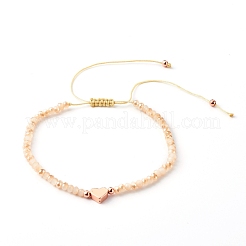 Ensembles de bracelets de perles tressées en fil de nylon&nbsp;BJEW-JB06456