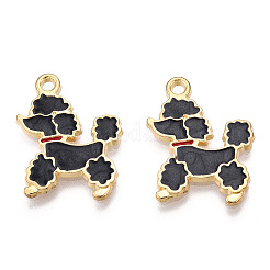 Подвески из эмали и сплава&nbsp;X-ENAM-WH0071-02B