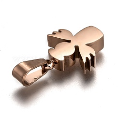 Ionenplattierung (IP) 304 Edelstahlanhänger&nbsp;STAS-F253-13RG
