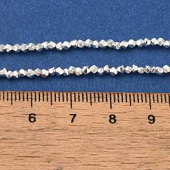 Fili di perline di ematite sintetica non magnetica elettrolitica&nbsp;G-I364-O01-S