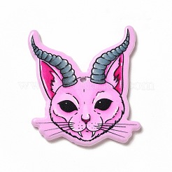 Акриловые подвески с принтом на хэллоуин MACR-K330-09B