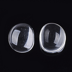 Cabochon in vetro trasparente&nbsp;GGLA-Q082-01