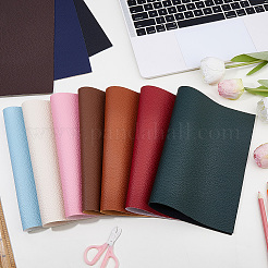 10 foglio di tessuto in PVC con motivo lichee a 10 colori&nbsp;FIND-CL0002-19