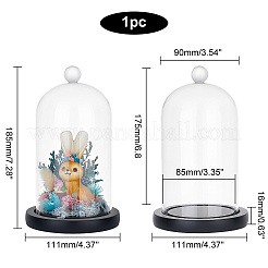 Couvercle de dôme en verre&nbsp;AJEW-WH0307-75B